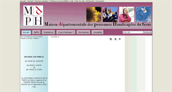 Desktop Screenshot of mdph32.fr